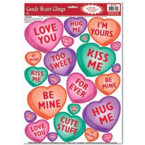 Candy Heart Clings