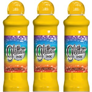 Glitter Ink 80ml Yellow Bingo Daubers