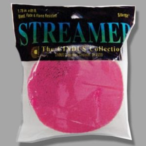Bombay Pink Crepe Streamers