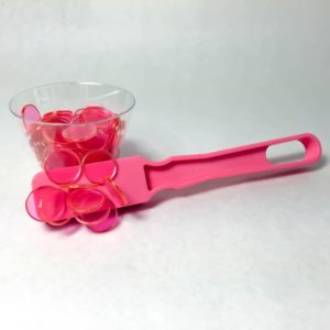Pink Magnetic Chips with Wand