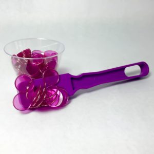 Violet Magnetic Chips with Wand