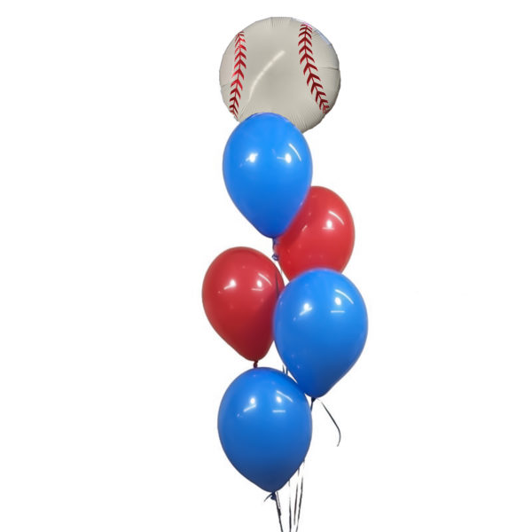 Cubs Baseball Balloon Cluster
