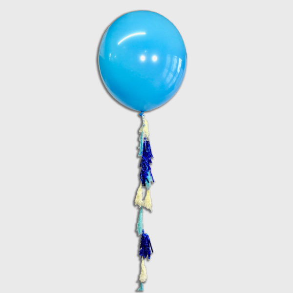 36" Blue Tassel Balloon