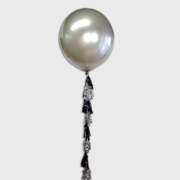 36 Silver Tassel Balloon