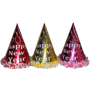 7in Foil Happy New Year Hats