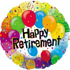 Happy-Retirement Balloons