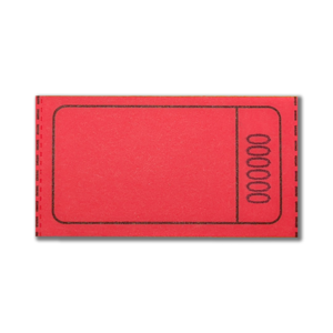 Blank Roll Ticket (red)