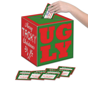 Ugly Sweater Box With Ballots