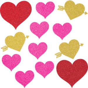 Glitter Valentine Icons
