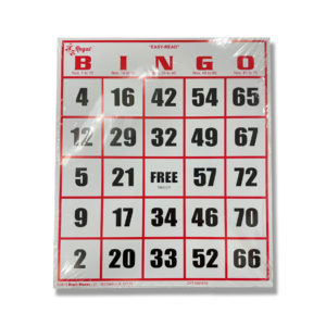 Easy-Read Bingo Cards