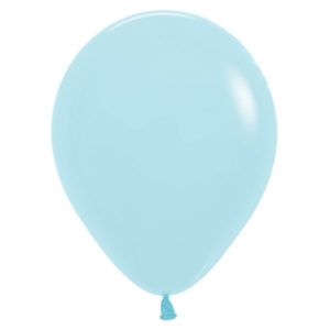 Pastel Matte Blue Balloons