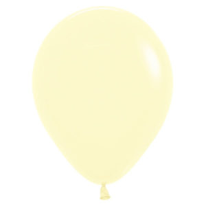 Pastel Matte Yellow Balloons